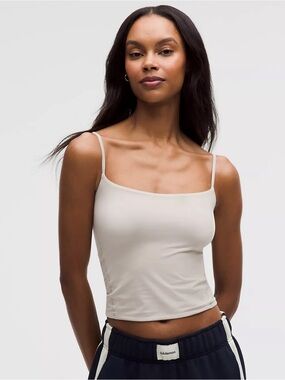 Lululemon Athletica - Wundermost
Spaghetti-Strap
Cami Tank Ultra Soft Nulu Cream